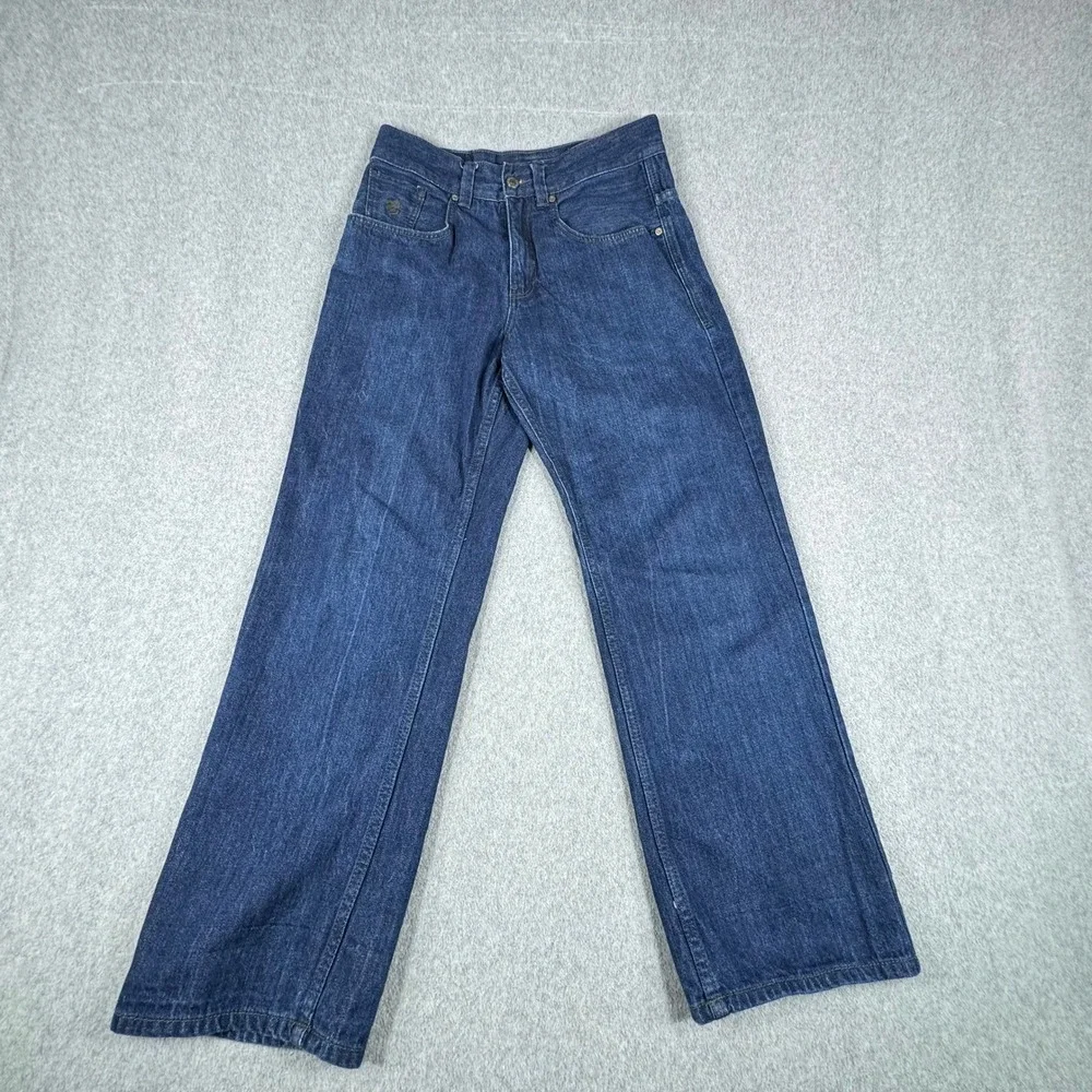 Vintage Rocawear Jeans Mens 32x29 Blue Dark Wash‎ Cotton Classic Baggy Y2K